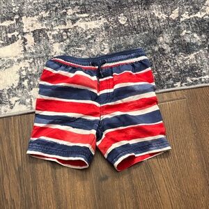 Striped Red and Blue Swim